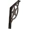 Ekena Millwork Austin Wrought Iron Bracket, (Single center brace), Antiqued Bronze 1 1/2"W x 7 1/2"D x 10"H BKTM01X07X10SAUABZ - alternate 1